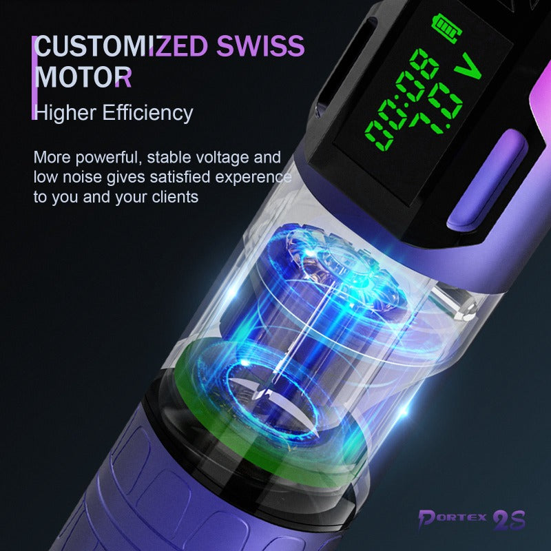 EZ Wireless Battery Tattoo Pen Machine - P2S 4.0mm Stroke – EZTAT2