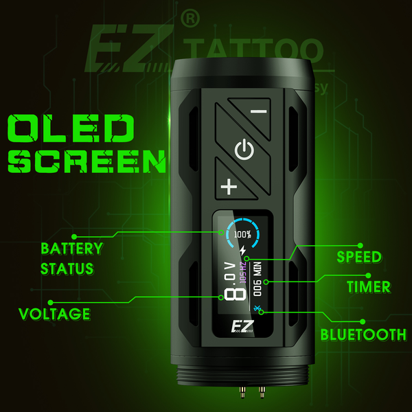 EZ P2S Pro Brushless Motor Directly Drive Wireless Tattoo Machine