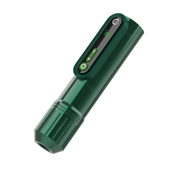 EZ P2 EPIC Wireless Tattoo Machine 4.5mm Stroke Large Battery Pack 5000mAh - Emerald