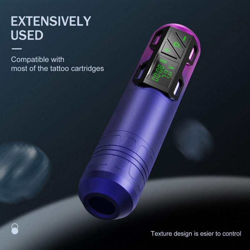 EZ Wireless Battery Tattoo Pen Machine - P2S 4.0mm Stroke – EZTAT2