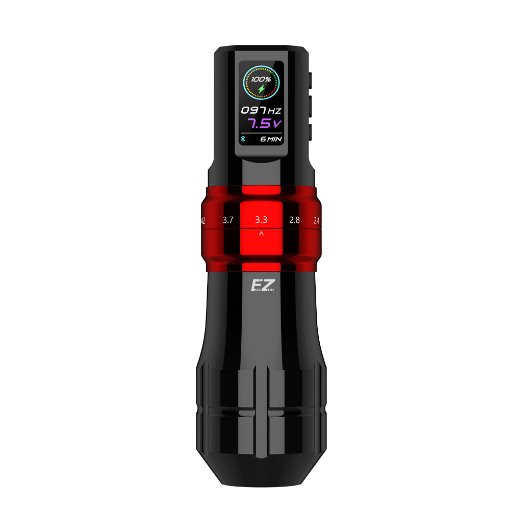 EZ P3 Pro Wireless Tattoo Machine Battery Pen Adjustable Stroke Length 2.0mm - 4.2mm